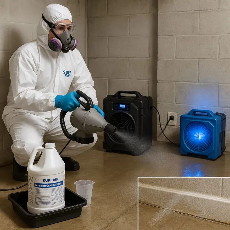 Sanitization and Odor Removal process in Smithfield, VA