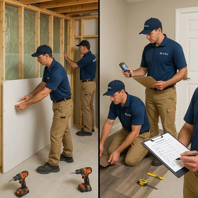 Repairs and Reconstruction process in Smithfield, VA